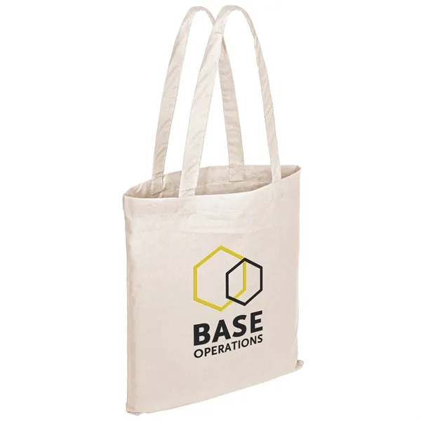 15"x16" Calico Cotton Tote Bag - 140GSM - 15"x16" Calico Cotton Tote Bag - 140GSM - Image 4 of 19