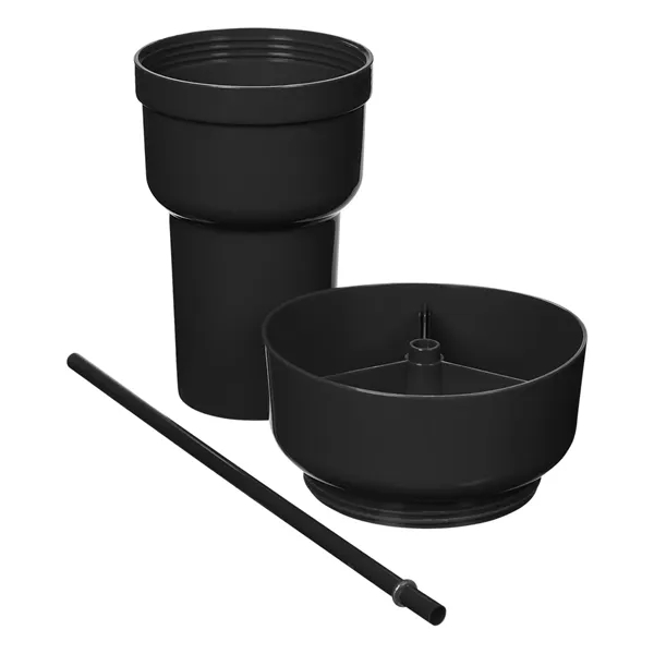 Team 365 1L Recycled PP Stadium Tumbler with Snack Bowl - Team 365 1L Recycled PP Stadium Tumbler with Snack Bowl - Image 4 of 69