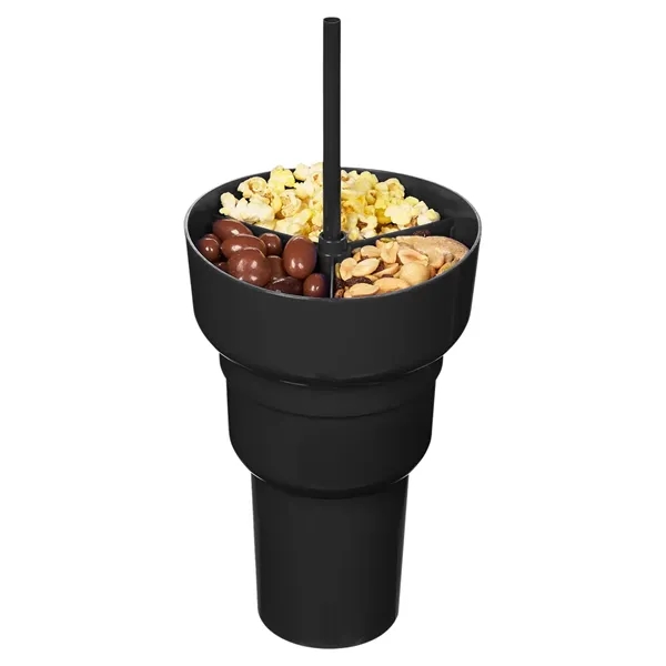 Team 365 1L Recycled PP Stadium Tumbler with Snack Bowl - Team 365 1L Recycled PP Stadium Tumbler with Snack Bowl - Image 6 of 69