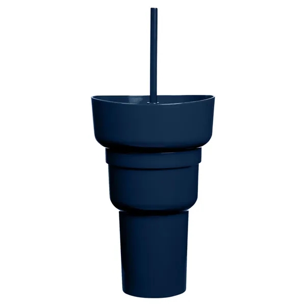 Team 365 1L Recycled PP Stadium Tumbler with Snack Bowl - Team 365 1L Recycled PP Stadium Tumbler with Snack Bowl - Image 18 of 69