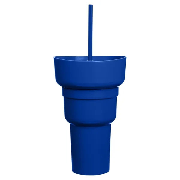 Team 365 1L Recycled PP Stadium Tumbler with Snack Bowl - Team 365 1L Recycled PP Stadium Tumbler with Snack Bowl - Image 58 of 69