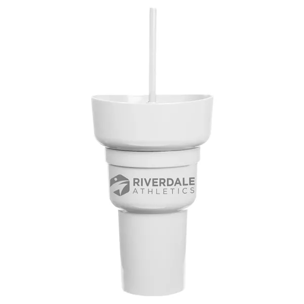 Team 365 1L Recycled PP Stadium Tumbler with Snack Bowl - Team 365 1L Recycled PP Stadium Tumbler with Snack Bowl - Image 69 of 69