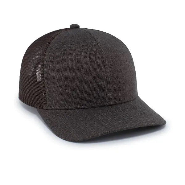 Custom Herringbone Trucker Cap