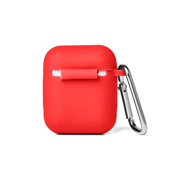 Silicone Earbud Case with Carabiner - Silicone Earbud Case with Carabiner - Image 12 of 15