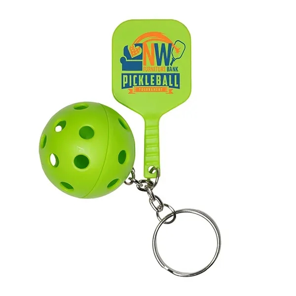 Pickle Ball Keychain