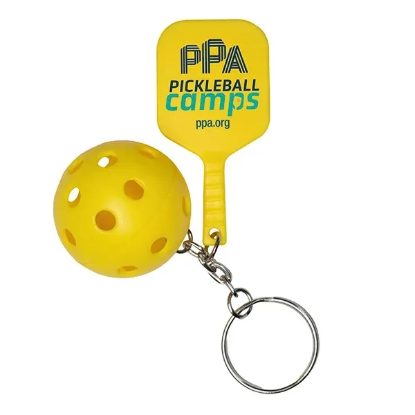 Pickle Ball Keychain