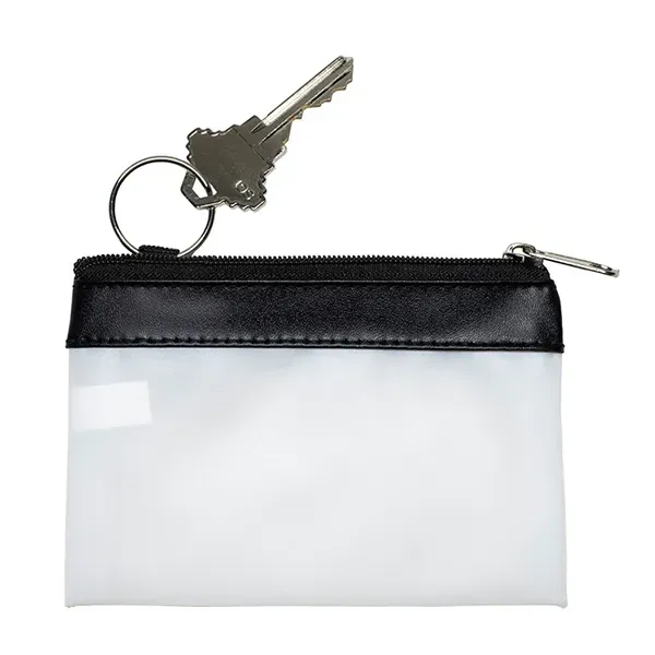 4-1/2" W x 3" H  VINYL TRAVEL POUCH