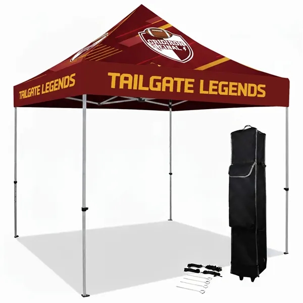 10'x10' Full Color Pop Up Canopy Tent Kit - 10'x10' Full Color Pop Up Canopy Tent Kit - Image 0 of 2