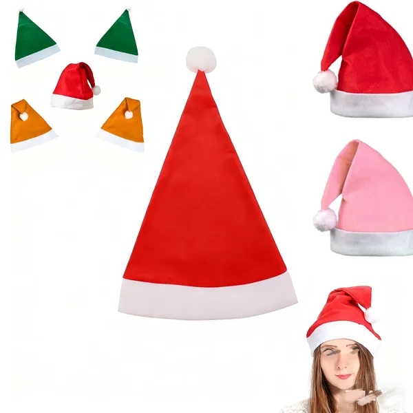 Blank Non-woven Santa Hat - Blank Non-woven Santa Hat - Image 0 of 4