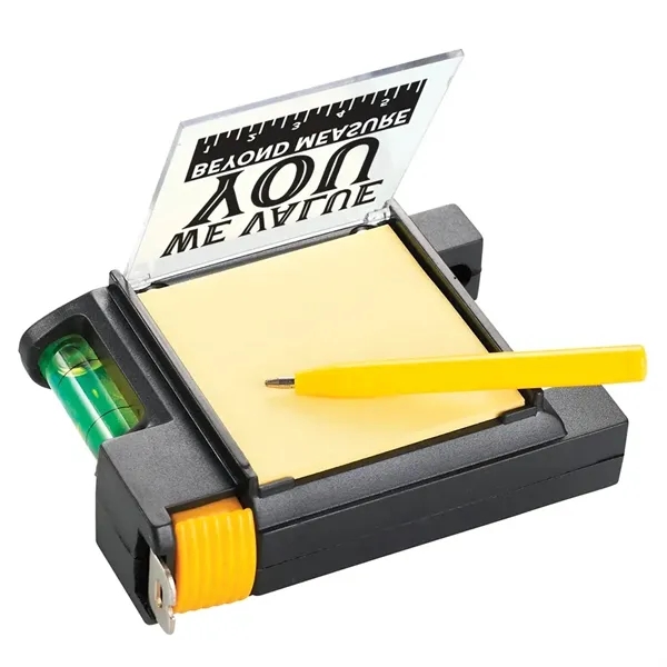 Precision 4-in1 Tape Measure with Level, Paper & Pen - Precision 4-in1 Tape Measure with Level, Paper & Pen - Image 2 of 4