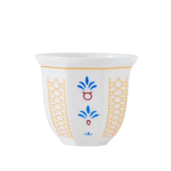 6/8.5 oz Middle Eastern Arabic Ceramic Espresso Cup - 6/8.5 oz Middle Eastern Arabic Ceramic Espresso Cup - Image 1 of 13