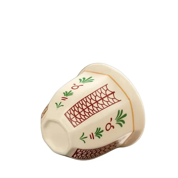 6/8.5 oz Middle Eastern Arabic Ceramic Espresso Cup - 6/8.5 oz Middle Eastern Arabic Ceramic Espresso Cup - Image 10 of 13