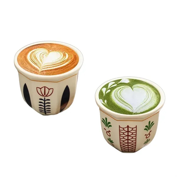 6/8.5 oz Middle Eastern Arabic Ceramic Espresso Cup - 6/8.5 oz Middle Eastern Arabic Ceramic Espresso Cup - Image 13 of 13