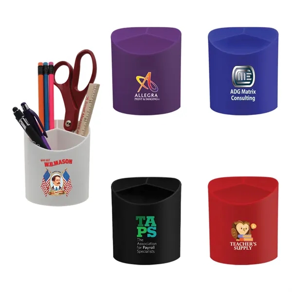 Recycled Desk Organizer, Full Color Digital - Recycled Desk Organizer, Full Color Digital - Image 0 of 5