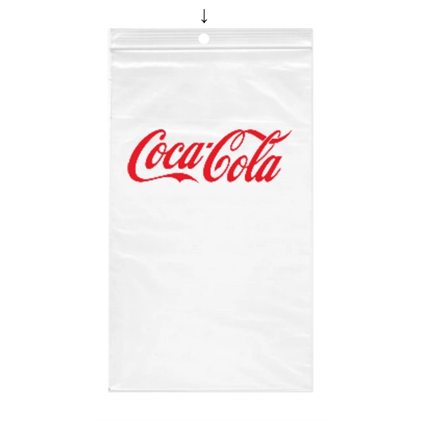 2 Mill - Clear With Hang Hole Unprinted - 2 Mill - Clear With Hang Hole Unprinted - Image 2 of 3