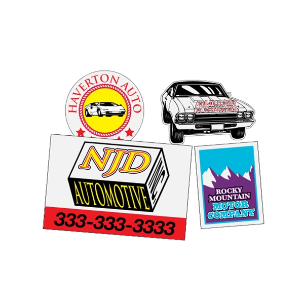 Custom White Reflective Decals - Custom White Reflective Decals - Image 1 of 9