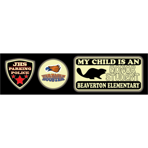 Custom Glow-In-The-Dark Decals - Custom Glow-In-The-Dark Decals - Image 2 of 2