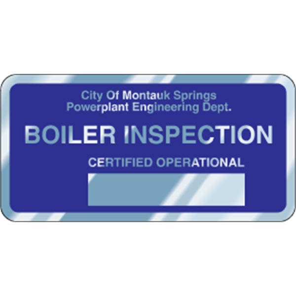 4" x 2" Rectangle - Write-On Aluminum Decal - 4" x 2" Rectangle - Write-On Aluminum Decal - Image 0 of 3
