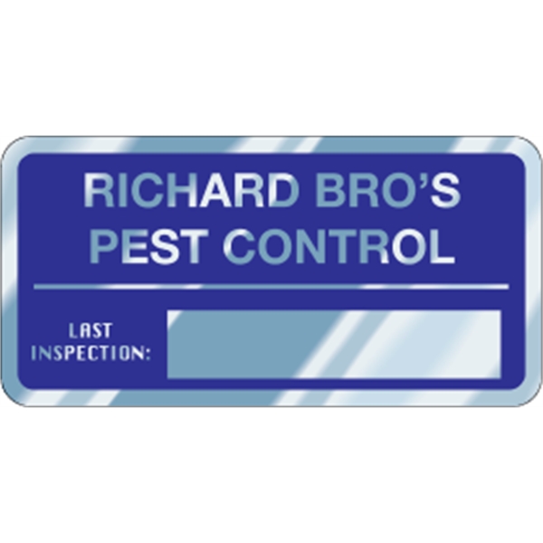 4" x 2" Rectangle - Write-On Aluminum Decal - 4" x 2" Rectangle - Write-On Aluminum Decal - Image 3 of 3