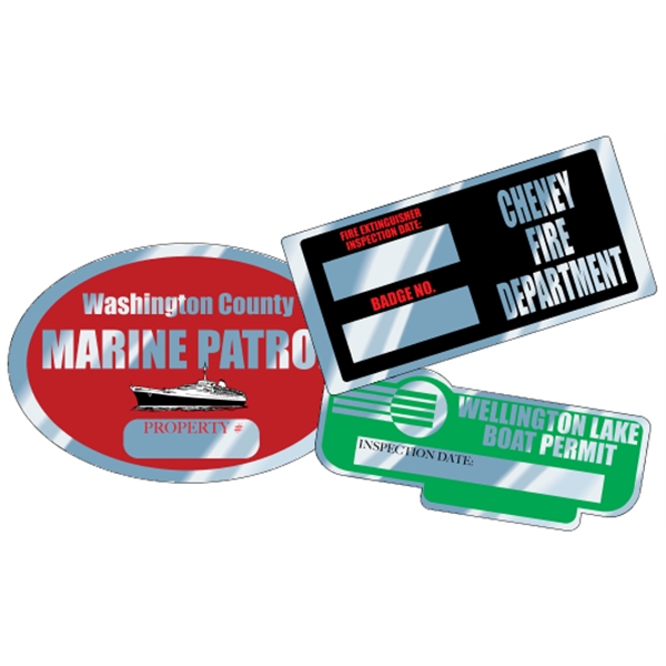 Custom Embossable Aluminum Decal - Custom Embossable Aluminum Decal - Image 1 of 3