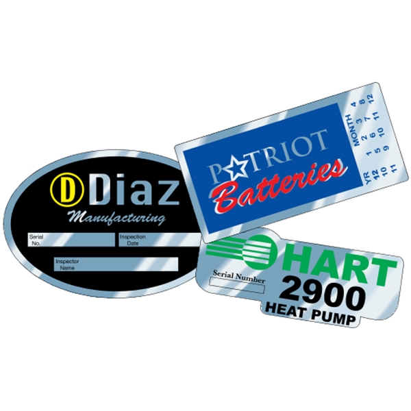 Custom Embossable Aluminum Decal - Custom Embossable Aluminum Decal - Image 2 of 3