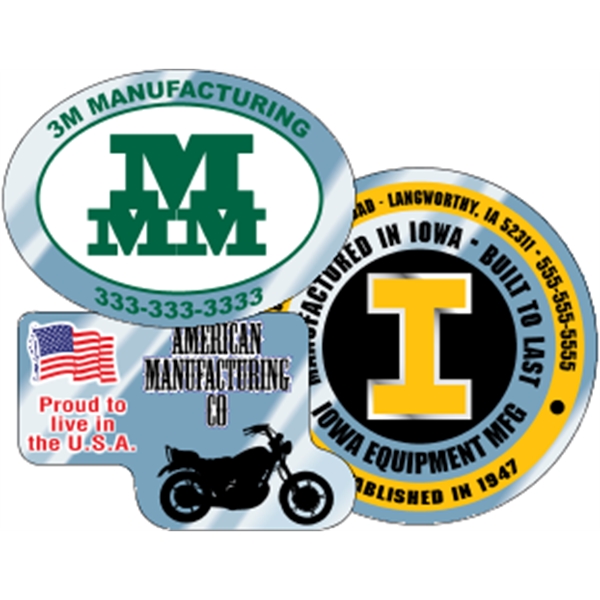 Chrome Polyester Decals