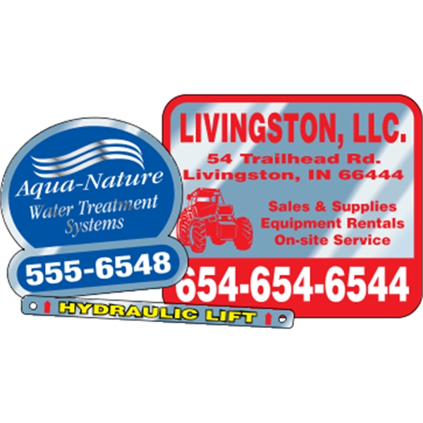 Overlaminated Chrome Polyester Decals