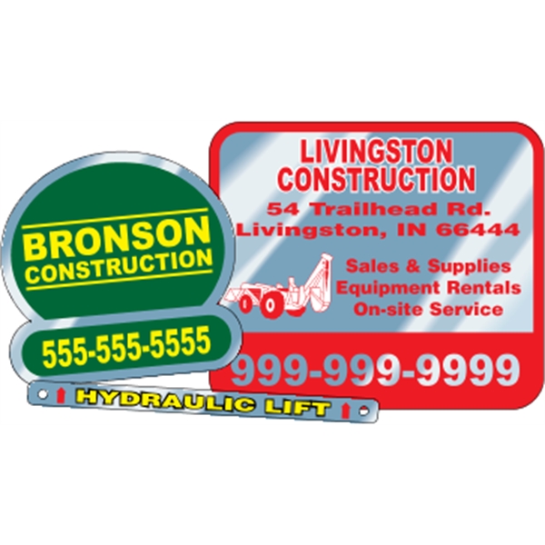 Overlaminated Chrome Polyester Decals