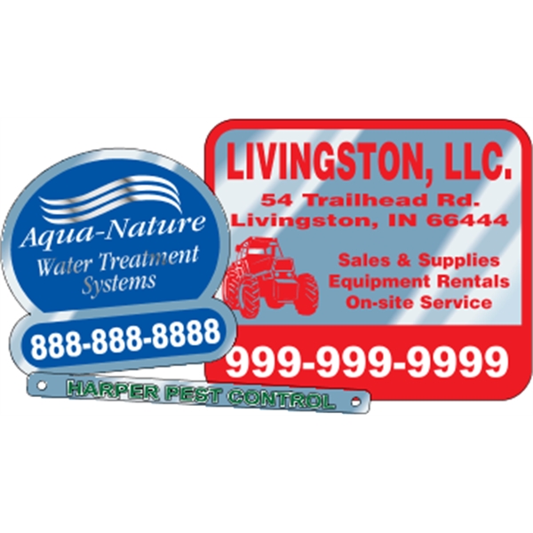 Overlaminated Chrome Polyester Decals