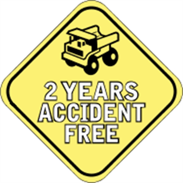 2.6" Point to Point (2" x 2" Square) Hard Hat Decal - 2.6" Point to Point (2" x 2" Square) Hard Hat Decal - Image 2 of 2