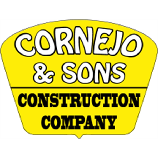 3" x 2.25" Shield - Hard Hat Decal