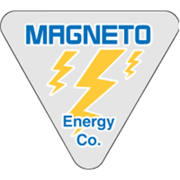 2.75" x 2.5" Triangle - Hard Hat Decal