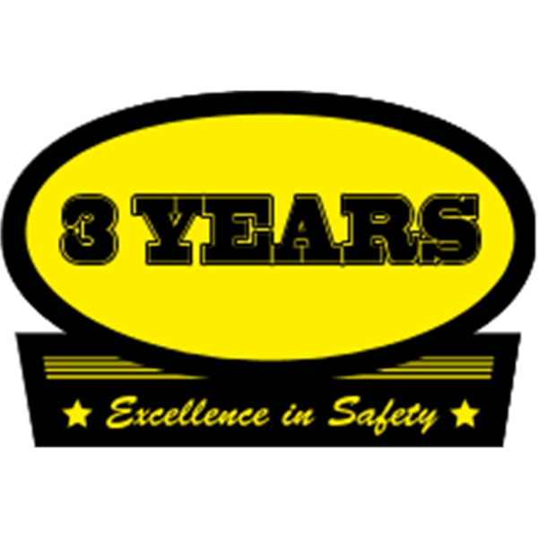 3" x 2" Hard Hat Decal