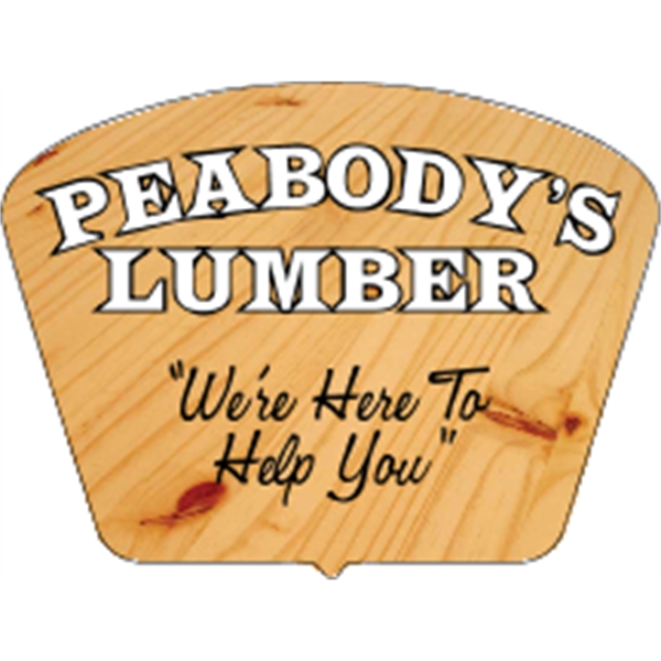 3" x 2.25" Shield - 4CP Hard Hat Decal