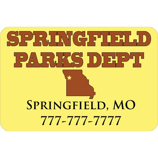 Truck Door Decal - Rectangle