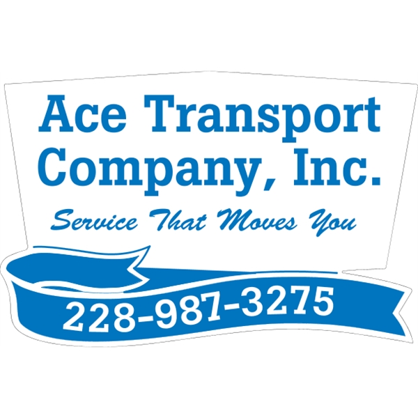 Truck Door Decal - Ribbon