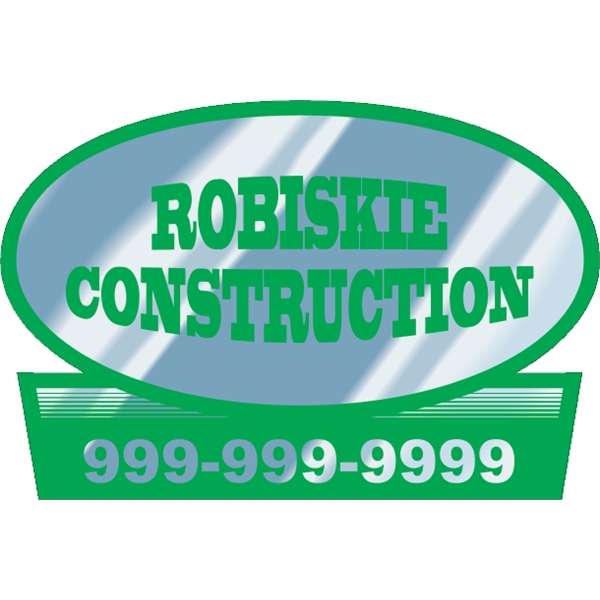 Truck Door Decal - Oval with Box