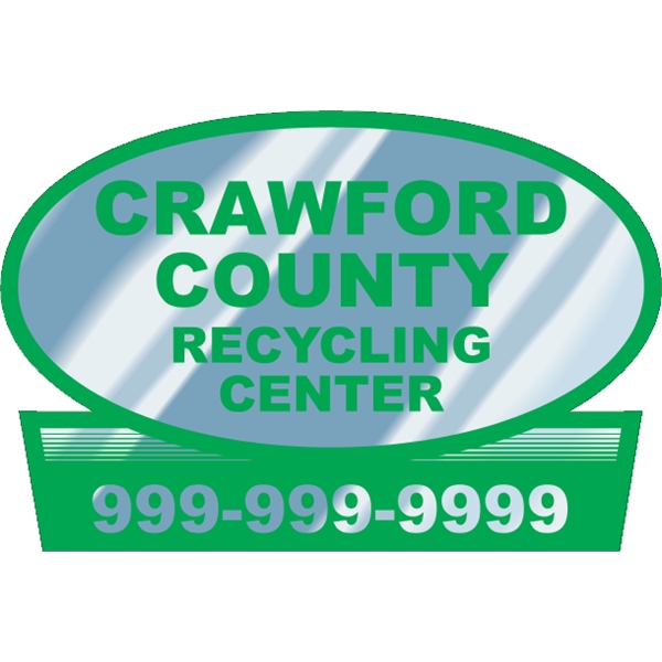 Truck Door Decal - Oval with Box