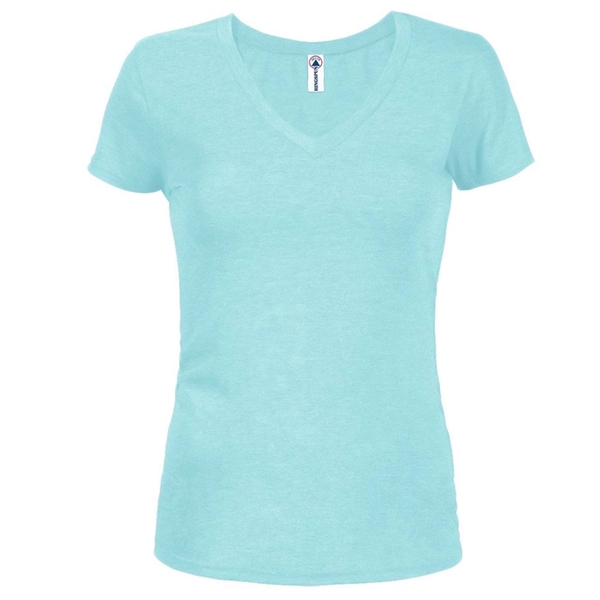 Printed Delta Apparel Junior V-Neck Tee - Printed Delta Apparel Junior V-Neck Tee - Image 25 of 26