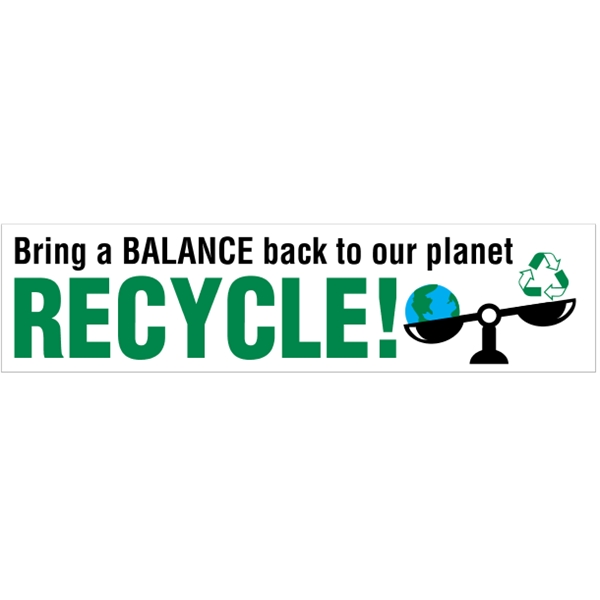 15" x 3.75" Bumper Sticker