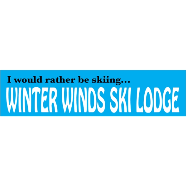 15" x 3.75" Bumper Sticker