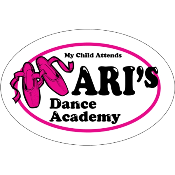 Oval - 6" x 4" Bumper Sticker - Oval - 6" x 4" Bumper Sticker - Image 0 of 9