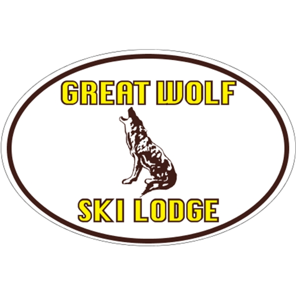 Oval - 6" x 4" Bumper Sticker - Oval - 6" x 4" Bumper Sticker - Image 5 of 9