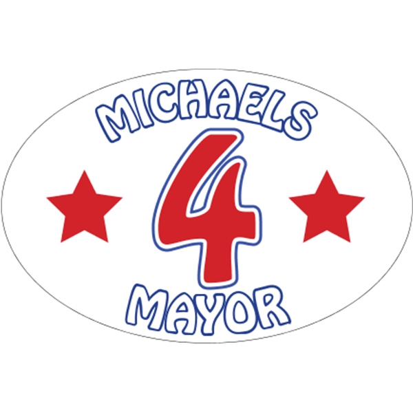 Oval - 6" x 4" Bumper Sticker - Oval - 6" x 4" Bumper Sticker - Image 6 of 9