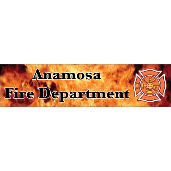 15" x 3.75" Bumper Sticker 4CP