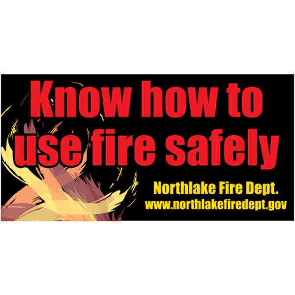 6.25" x 3.125" Bumper Sticker 4CP