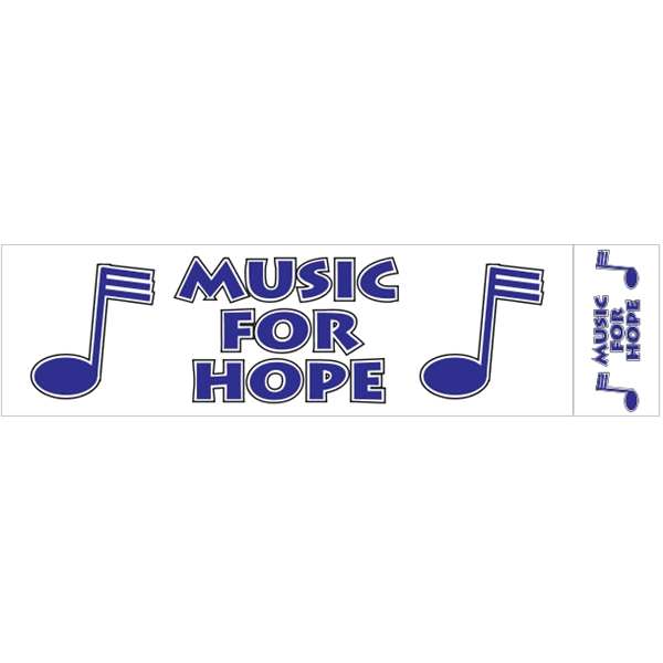 11.5" x 3" Face-Cut Vinyl Bumper Sticker - 11.5" x 3" Face-Cut Vinyl Bumper Sticker - Image 4 of 9