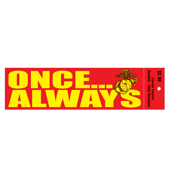 11.5" x 3" Face-Cut Vinyl Bumper Sticker with Hole - 11.5" x 3" Face-Cut Vinyl Bumper Sticker with Hole - Image 0 of 0