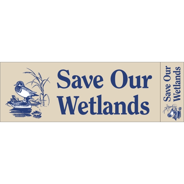 11.5" x 3.75" Face-Cut Vinyl Bumper Sticker