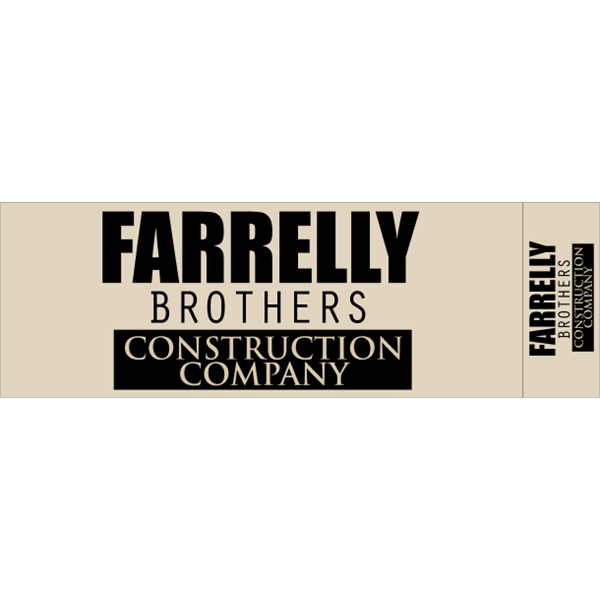 11.5" x 3.75" Face-Cut Vinyl Bumper Sticker